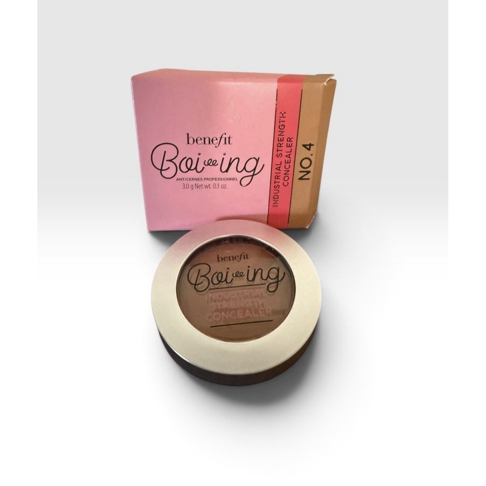 BENEFIT Boi-ing Industrial Strength Concealer No 4 Medium Tan Full Size NIB